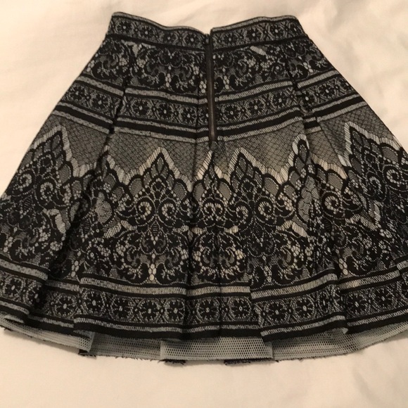 Maje Jour Black Lace Skirt w Pockets Sz 0 - Picture 7 of 7